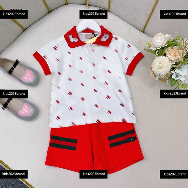 

designer tracksuits boys clothing sets summer kids design clothes t shirt shorts children outfits baby tracksuit infant casual clothes, White