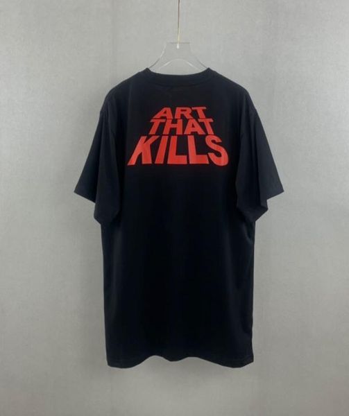 

22ss summer europe france paris art t shirts fashion mens short sleeve tshirt women clothes casual cotton tee6644029, White;black