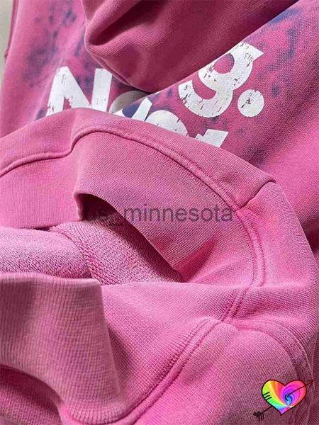 

men's hoodies sweatshirts 2023 wash pink vetements hoodie men women thick terry the lucky vetements hoodie oversize pullovers vtm hoody, Black