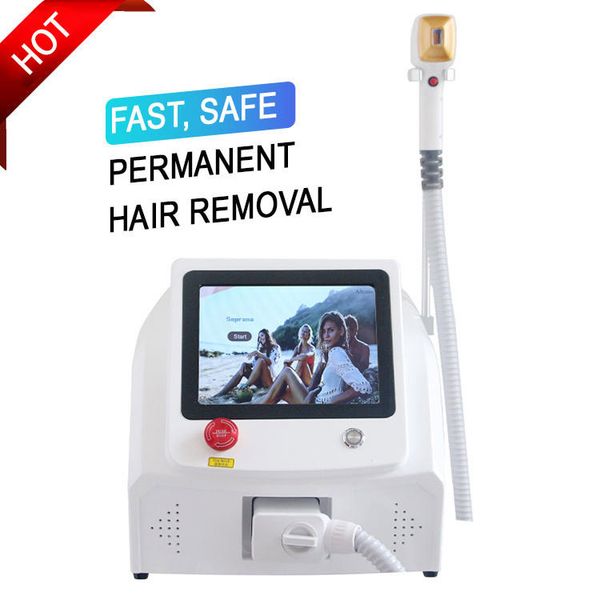 

big promotion pain-hair removal diode laser machine with 3 wavelength 755 808 1064nm technology cooling system salon beauty equipment, Black