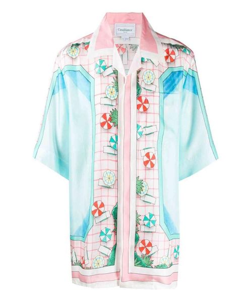 

men's copa pool printed short sleeve shirt farfetch018095498, White;black