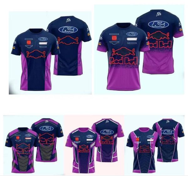 

f1 short-sleeved racing suit summer team round neck t-shirt same customized