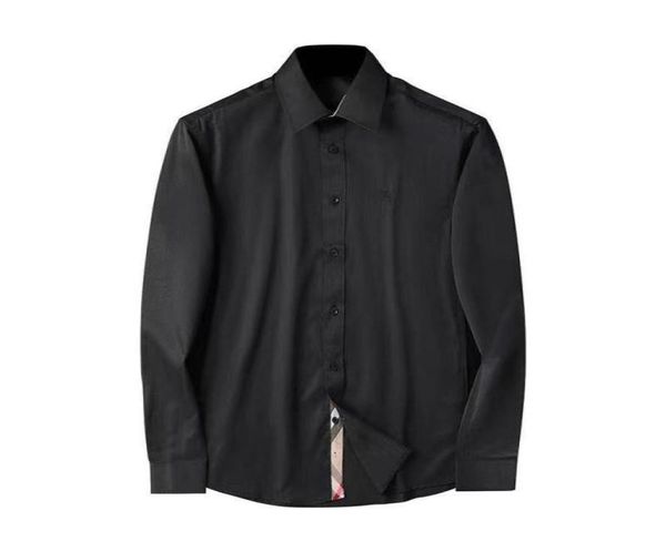 

designers mens dress shirts business fashion casual shirt brands men shirts spring slim fit chemises marque pour6643224, White;black