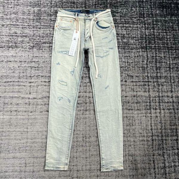 

purple0 mens jeans black cargo pants designer jeans skinny stickers light wash ripped motorcycle rock revival joggers true religions casual, Blue