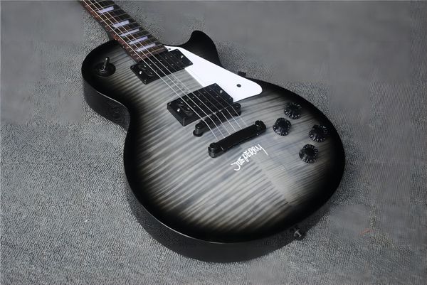 

selling standard electric guitar black stripes