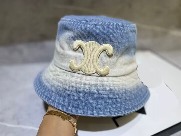 

fashion sun hat new mens hat designer baseball cap bucket hats spring and summer letters embroidered adjustable multi color solid men women, Blue;gray