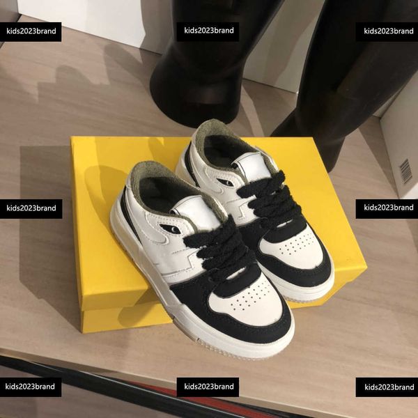 

designer kids shoes fashion formal leather shoes baby spliced design sneakers new listing box packaging children's size 26-35 ing, Black;red