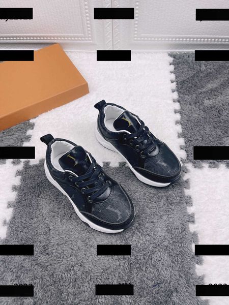 

designer kids shoes fashion design baby running sneakers new listing box packaging spring outdoor sports shoes children's size 26-35, Black;red