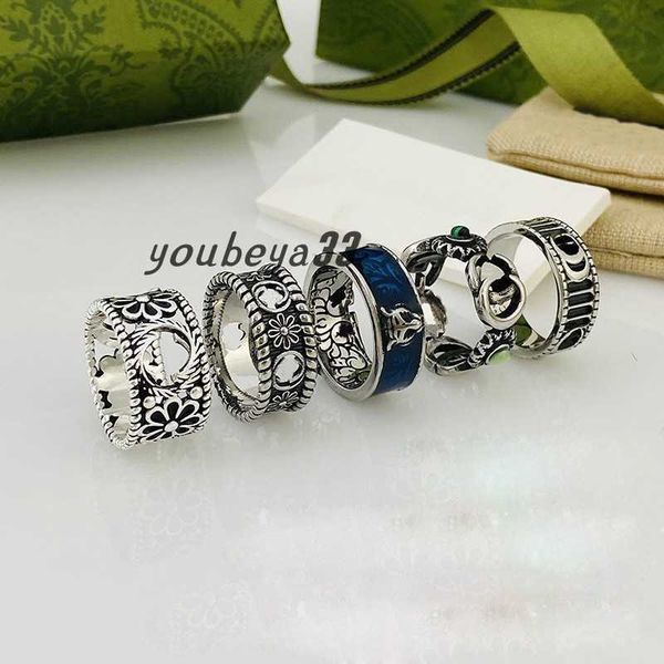 

fashion luxury ring for men women ghost designer rings jewelry sliver color, Silver