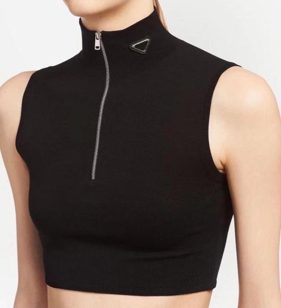 

women039s tanks outerwear camis vest fashion designer sleeveless short tees slim fit vest knit tshirt1106697, White