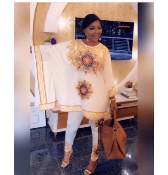 

ethnic clothing white blue african dresses for women 2021 pants suit dashiki print ladies clothes robe africaine bazin fashion9902513, Red