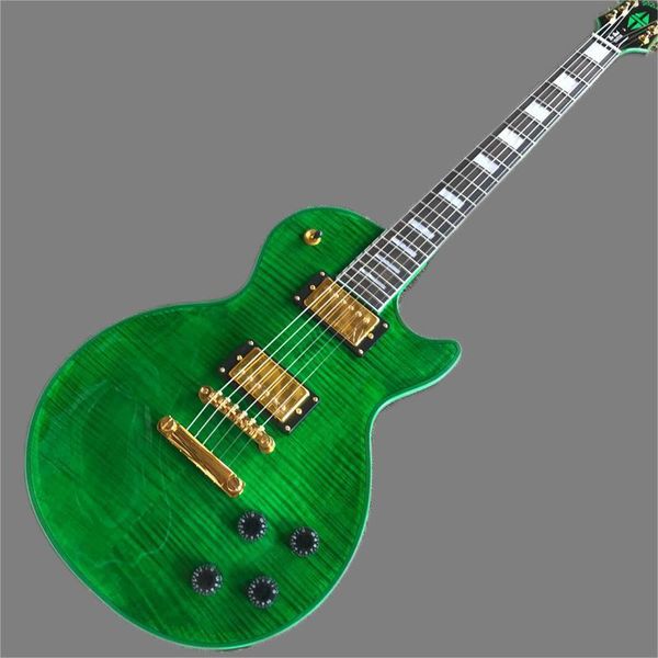 

electric guitar with rosewood fingerboard, tiger beige ing