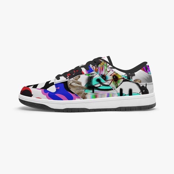 

fashion custom pattern diy shoes running big size brown shoes mens womens team new black white pink purple trainers outdoor sneakers 36-48 7