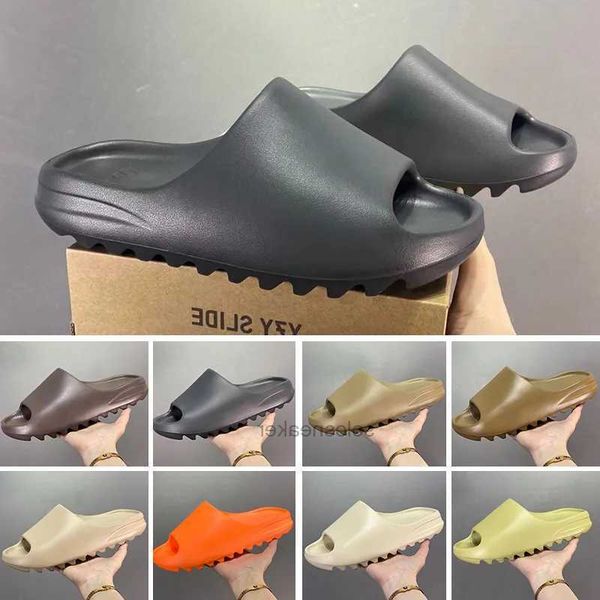 

cream foam runner sandals slides slippers graffiti yeeziness white resin desert sand mx bone clay yezziness grey rubber summer beach designe, Black