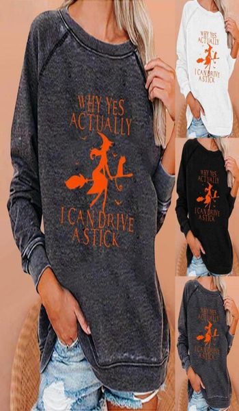 

women039s hoodies letter print witch cats pattern pullover sweatshirt autumn winter oneck loose fit women halloween outerwear4322760, Black