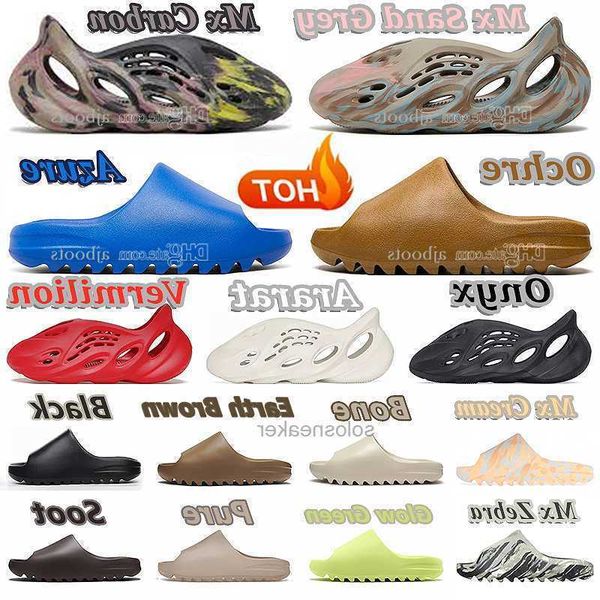 

woman desert eva flax onyx yeeziness foam runner comfortable yezziness sandals sliders vermillion slippers glow men green soot for black bon