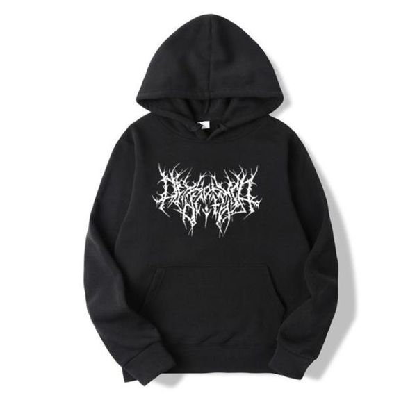 

gothic oversized hoodie long sleeve harajuku sweater men and women aesthetic hip hop retro friends winter men039s sweater 220801878666, Black