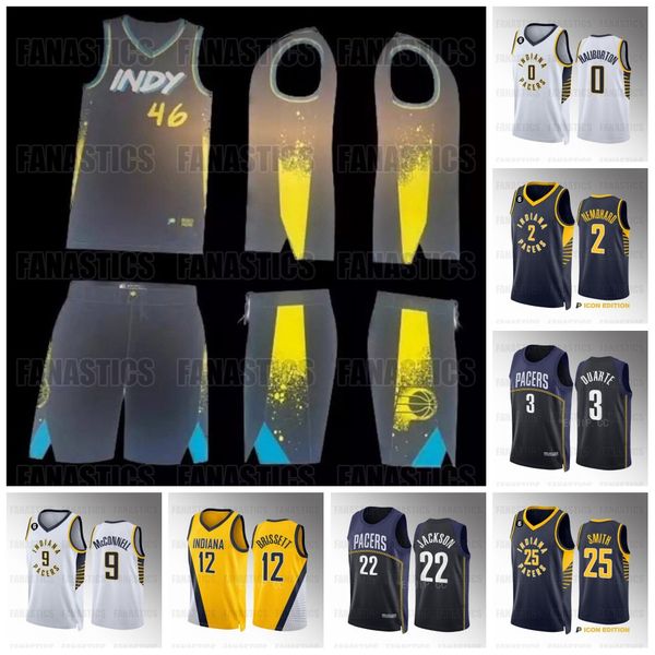 

0 tyrese haliburton bennedict mathurin custom basketball jerseys indianas chris duarte pacer buddy hield myles turner jalen smith isaiah jac, Black;red