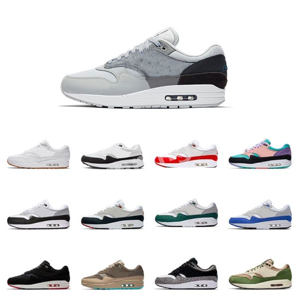 

og 1 87 bw running shoes 1s 87s mens trainers los angeles midnight navy sport red hemp black grey sean wotherspoon patta waves women sneaker