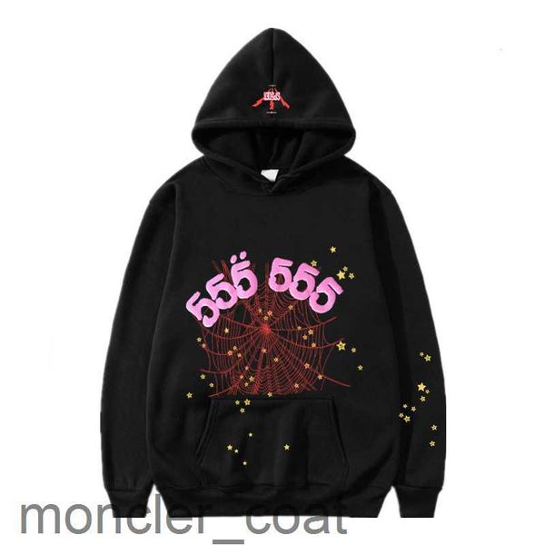 

mens hoodies sweatshirts printing hoodie men women fashion hip hop streetwear spider web sweater 222bmy, Black