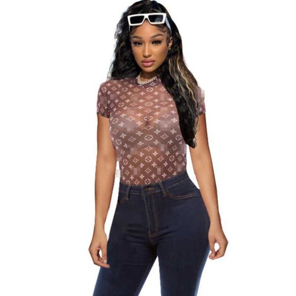 

designer clothing love6601 european and american women's most new product jumper printed breathable perspective foreign style slim high, White