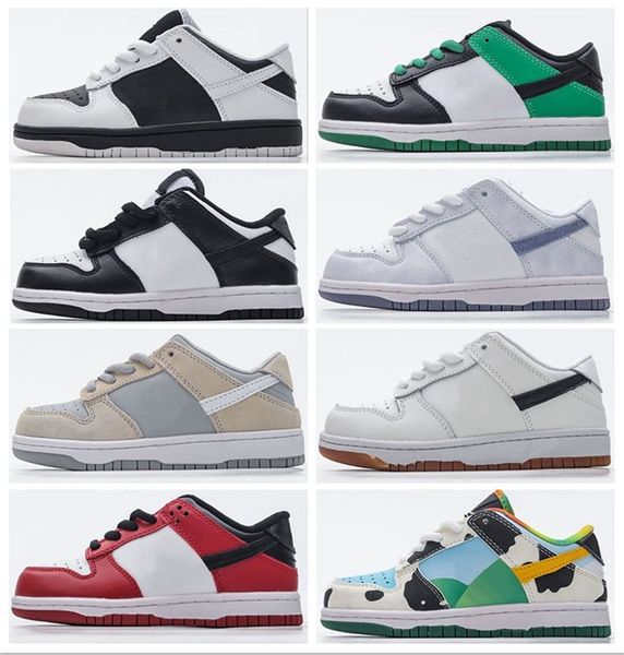 

kids skateboarding shoes flat sneakers lows panda white black grey fog triple pink university blue red gold rose whisper active fuchsia casu