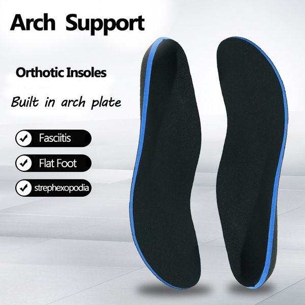 

shoe parts accessories deep heel arch support ortic insoles for flat foot plantar fasciitis relieve feet pain and orthopedic pronation sport, White;pink
