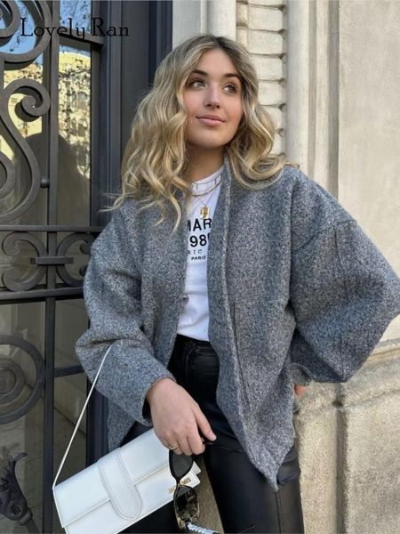 

womens jackets autumn winter fashion for women long sleeve casual coats chic elegant female loose jacket outerwears 230818, Black;brown