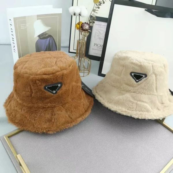 

2023 winter designer bucket hat for men women fashion teddy bonnet beanie designers caps hats mens casquette outdoor warm sunhat fuzzy cap, Blue;gray