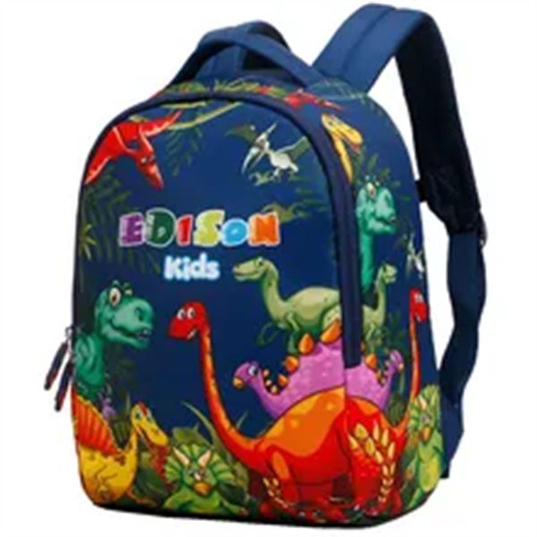 

dinosaur children cute anime backpack kids toddler school bags for teenage girls boy kindergarten preschool bag mochila escolar, Black