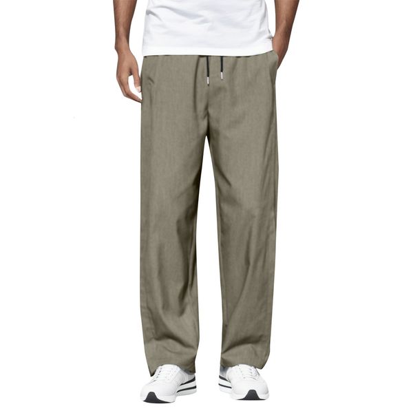 

men's tracksuits korean fashion spring and autumn summer men's casual sports trousers versatile handsome loose pants 230818, Gray