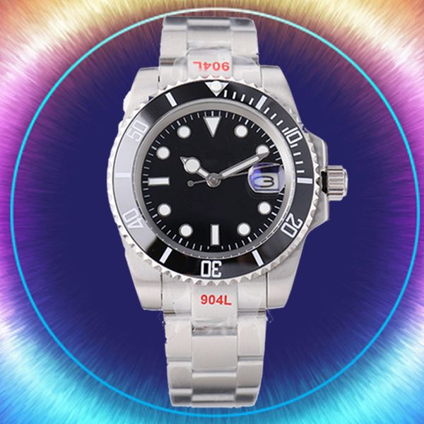 

luxury watches ceramics bezel watch luxury watches for mens mechanical montre de luxe sapphire wristwatch stainless steel aaa luminous water, Slivery;brown