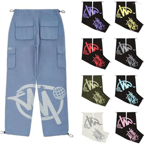 

minus two cargo pantanlones baggy trouser men's pants y2k casual 2023 streetwear sport gym jeans men clothing sweatpants minustwo pant7, Black