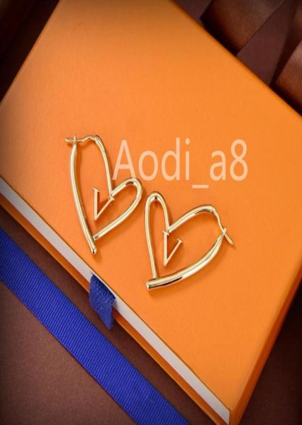 

elegant women charm hoop earrings luxury 18k gold ear studs lady nice christmas gifts paris jewelry accessories2825947, Golden;silver