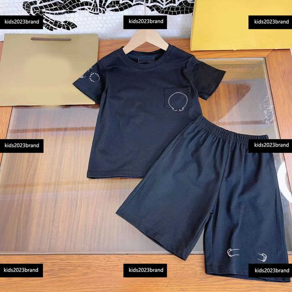 

kids clothes baby designer t shirt child suit 2pcs animal printed t-shirts and shorts summer set size 100-150 cm new product mar22, White