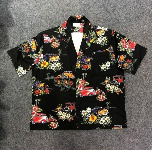 

fashionsummer short sleeve r holiday tee hawaiian flower shirt printing men summer beach vintage casual3610661, White;black