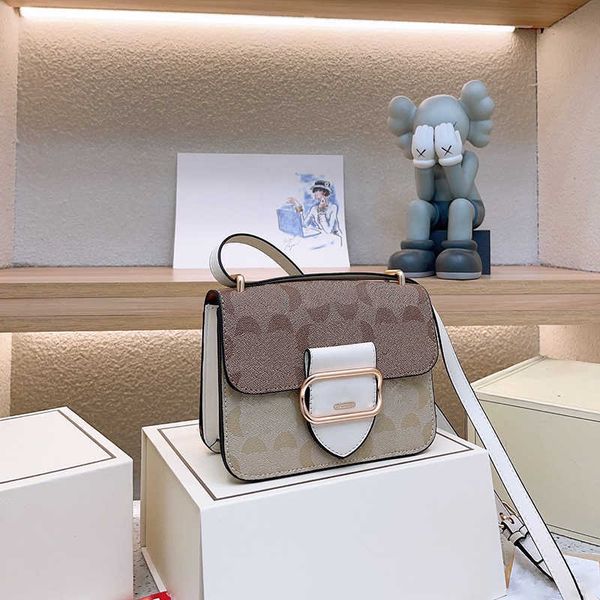 

luxurys handbags mini messenger bags women bags designer purses brown shoulder bag fashion square phone crossbody handbag 230819