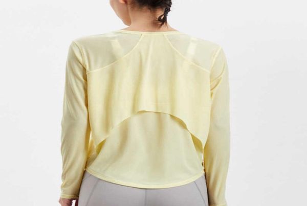 

thin yoga gym clothes women039s beautiful back blouse loose breathable fast drying sports tshirt running training fitness4840493, White