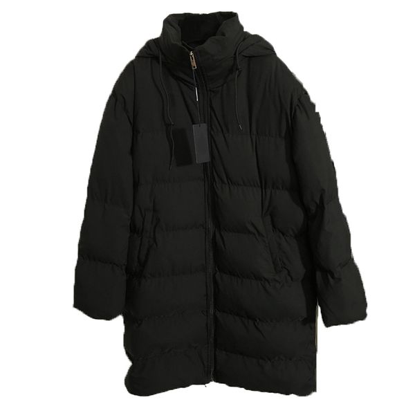 

hip hop black coats womens thicken down coat creative pocket designer jacket female long windbreakers jackets