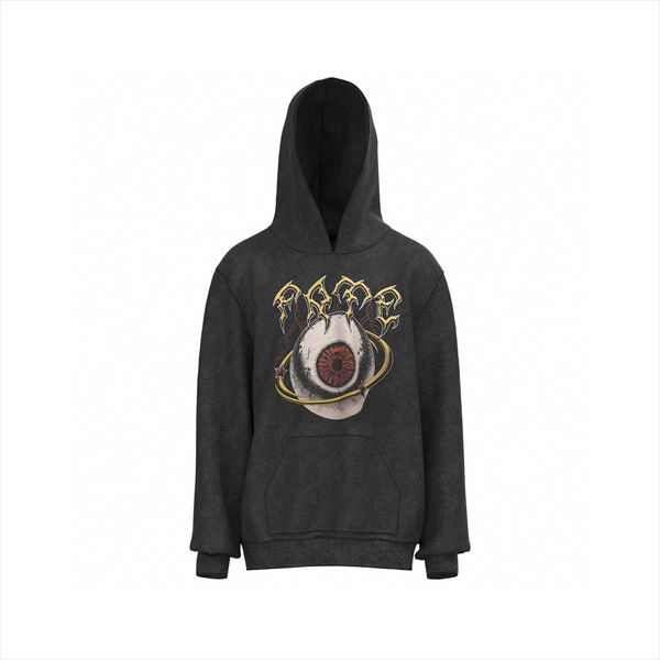 

hoodie hip hop print oversized hoodies sweatshirt streetwear men women, Black;brown
