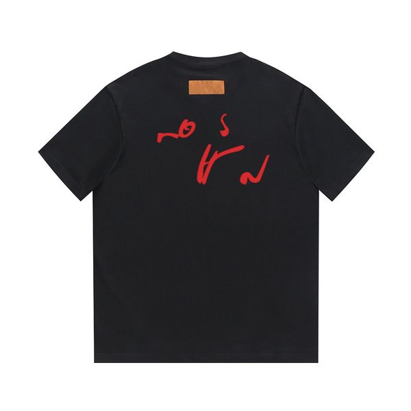 

23ss mens t shirt designer casual fashion short sleeve europe america men women round neck tshirts size s-4xl, White;black