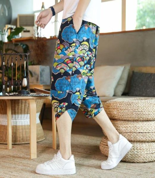 

men039s big front harem pants man cargo joggers slim drawstring elastic waist brand sweatpants trousers7459346, Black