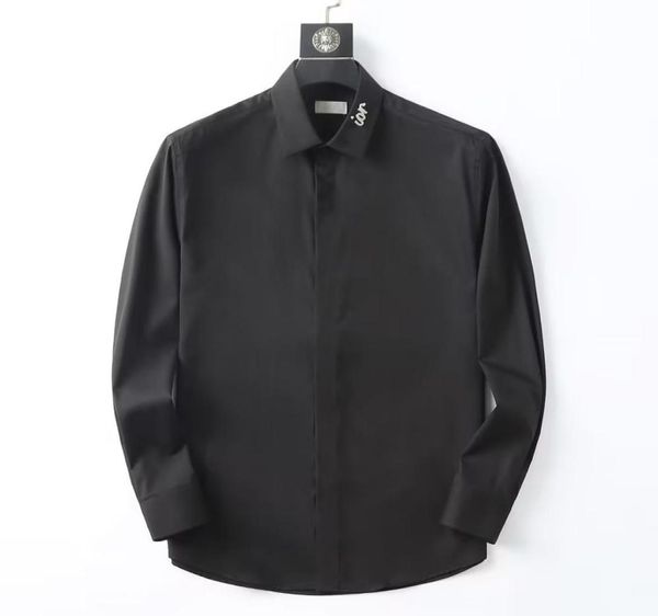 

summer fashion designer men shirt paris casual business social and cocktail shirt logo printed short sleeve casualtshirt m3x8368753, White;black