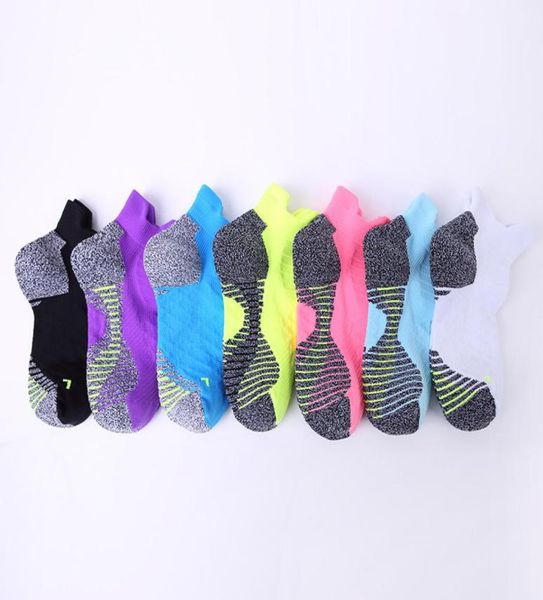 

mens running socks breathable cotton elite fast dry cotton ankle sock men short sport sox for outdoor cycling basketball6509223, Black