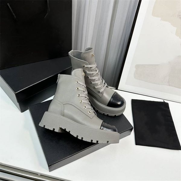 

luxury design boots 2023 channel fashion women's work decoration snow skid anti slip knight boots martin boots casual socks boots 05-01, Black