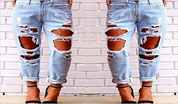 

women039s ripped boyfriend jeans cute distressed jeans stretch skinny jeans with hole8193911, Blue