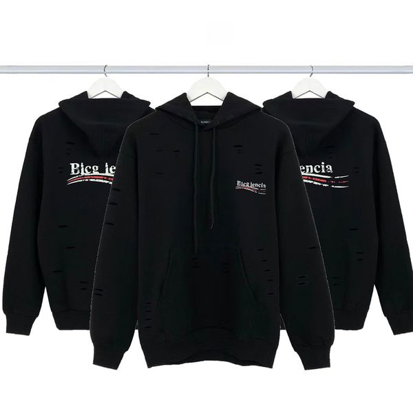 

blcg lencia autumn winter oversize hoodies men carbonized compact spinning fabric wardrobe essentials sweatshirts warm plus size brand cloth, Black
