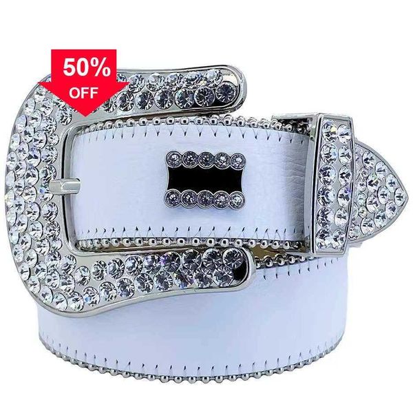 

12022 Designer Bb Belt Simon Belt for Men and Women sparkly Diamond Belt in Black medium black blue white multi-color with sparkly rhinestones as a gift band boxd