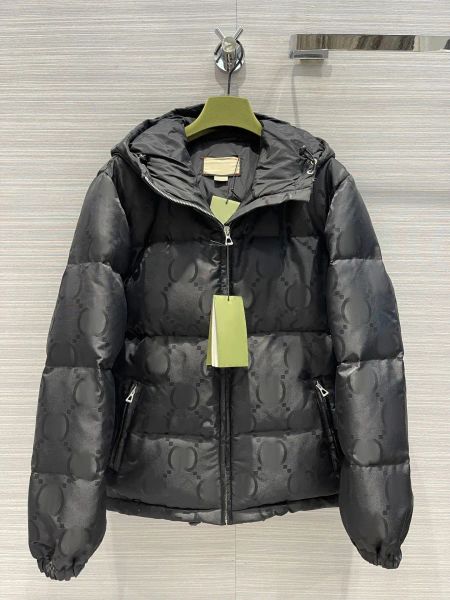 

varsity designer men women jacket coat parka hooded down cotton jacket the strongest version super thick j3o8#, Black
