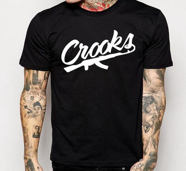 

size s3xl crooks and castles t shirts men short sleeve cotton man tshirt crooks letter mens t shirt tee shirt 4832059, White;black